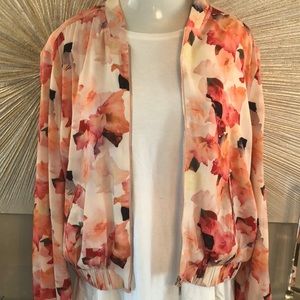 WHITE HOUSE BLACK MARKET DREAM BIG BOMBER JACKET